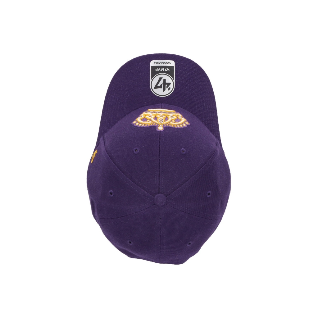cappellino visiera curva uomo nhl mvp loskin PURPLE