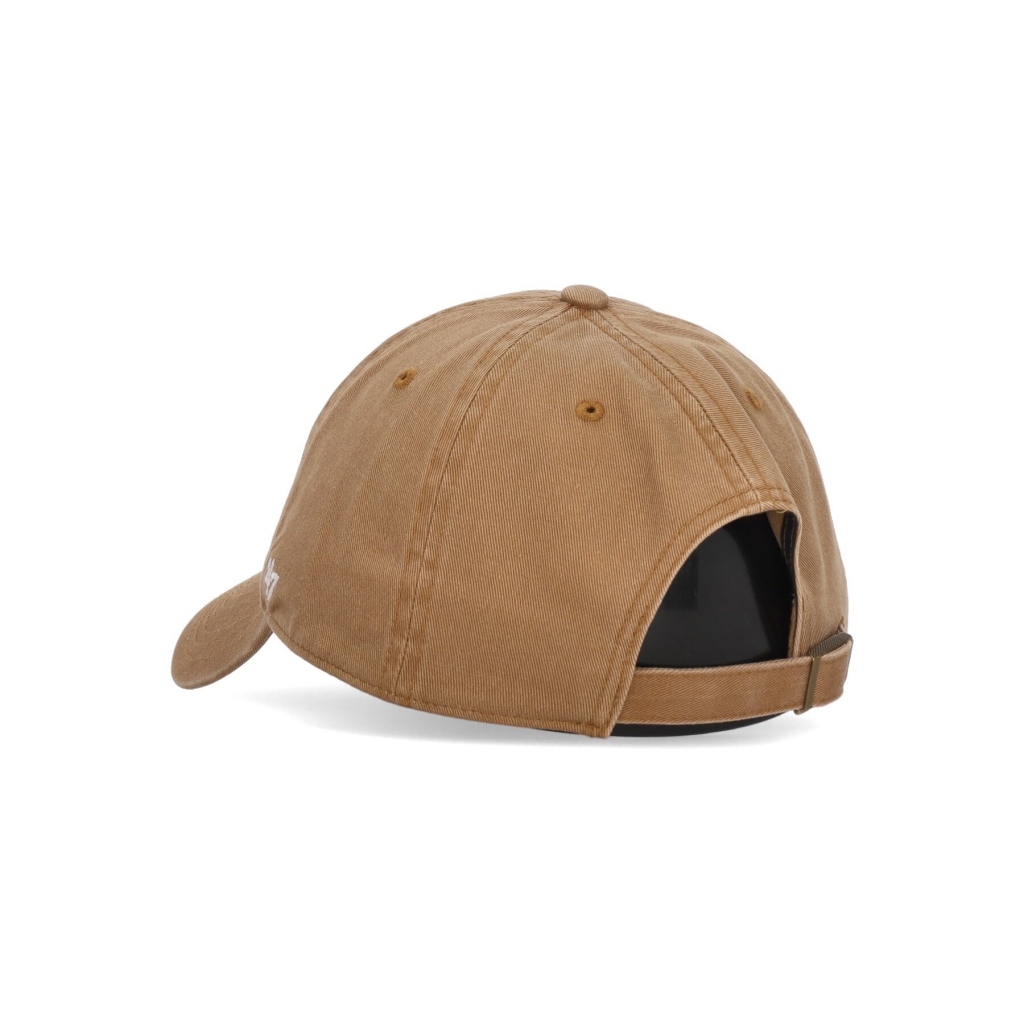 cappellino visiera curva uomo mlb clean up bosred CAMEL