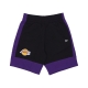 pantalone corto tuta uomo nba colour block shorts loslak BLACK/TRUE PURPLE