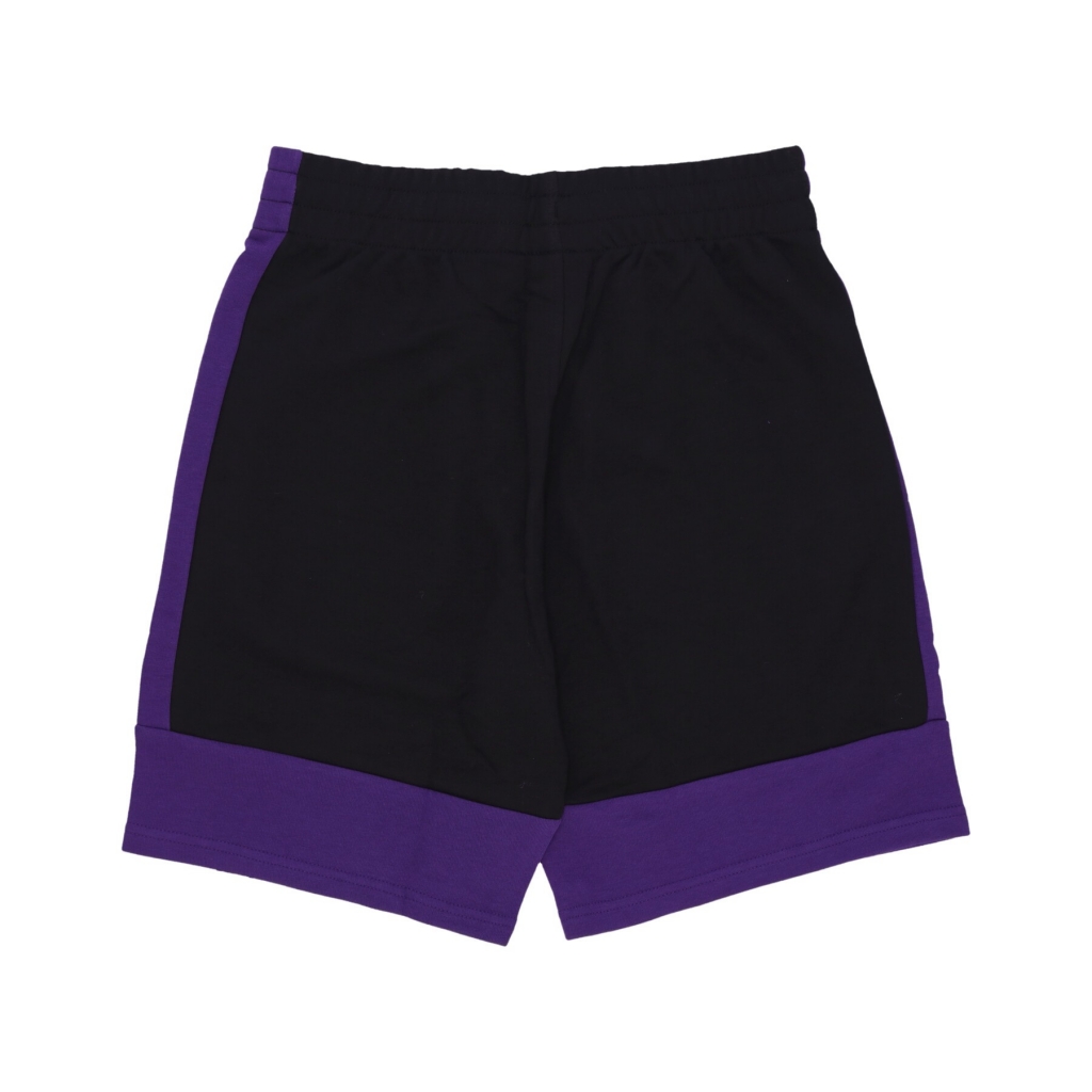 pantalone corto tuta uomo nba colour block shorts loslak BLACK/TRUE PURPLE