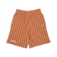 pantalone corto tuta uomo ne pinstripe shorts SPRING TOFFEE/WHITE
