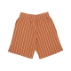 pantalone corto tuta uomo ne pinstripe shorts SPRING TOFFEE/WHITE