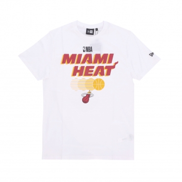 maglietta uomo nba team graphic tee miahea WHITE/SCARLET