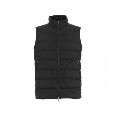 Gilet in piuma nero