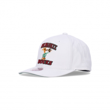 cappellino visiera curva uomo nba all in pro snapback hwc milbuc WHITE