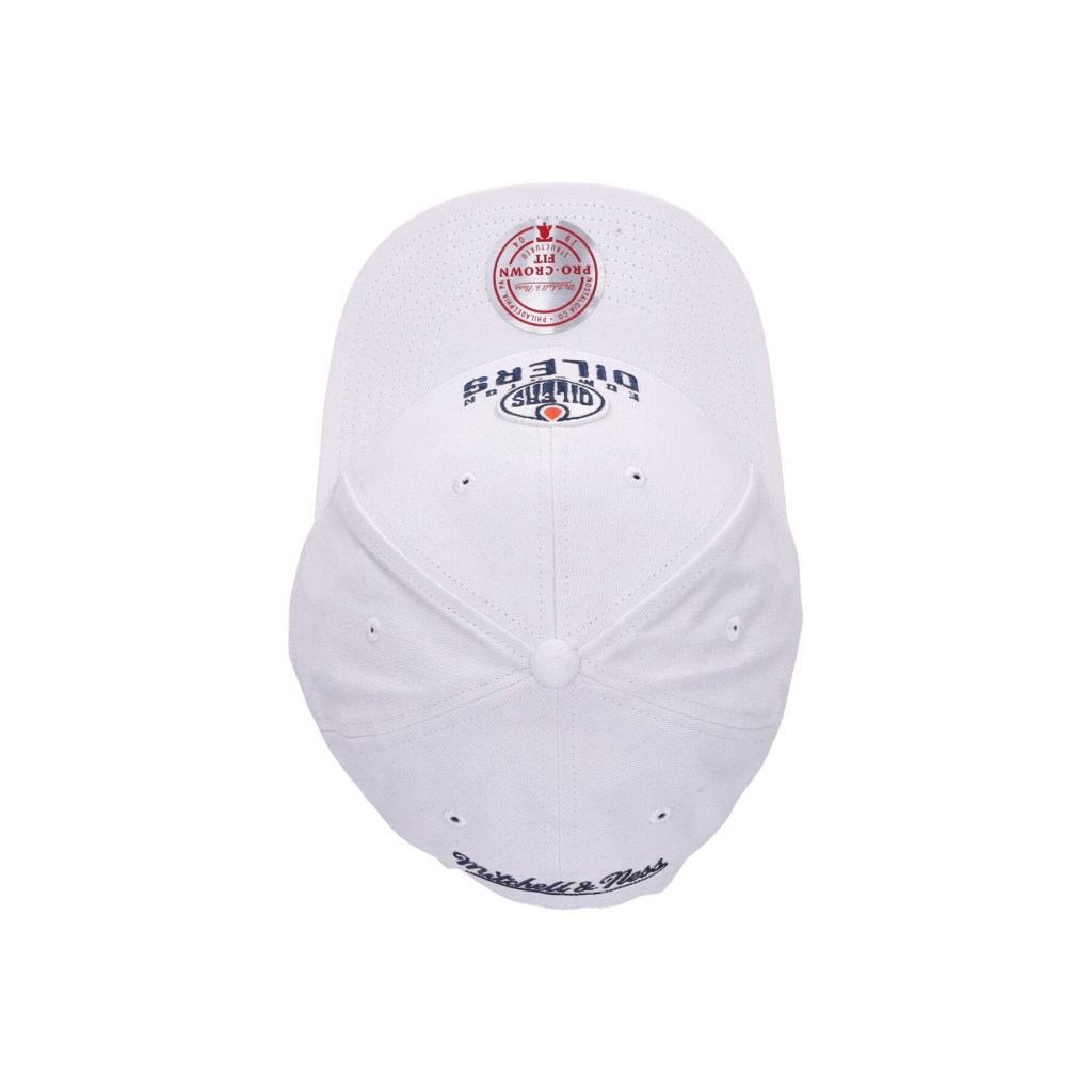 cappellino visiera curva uomo nhl all in pro snapback edmoil WHITE