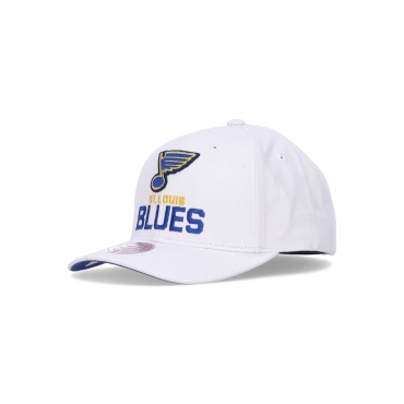 cappellino visiera curva uomo nhl all in pro snapback stlblu WHITE