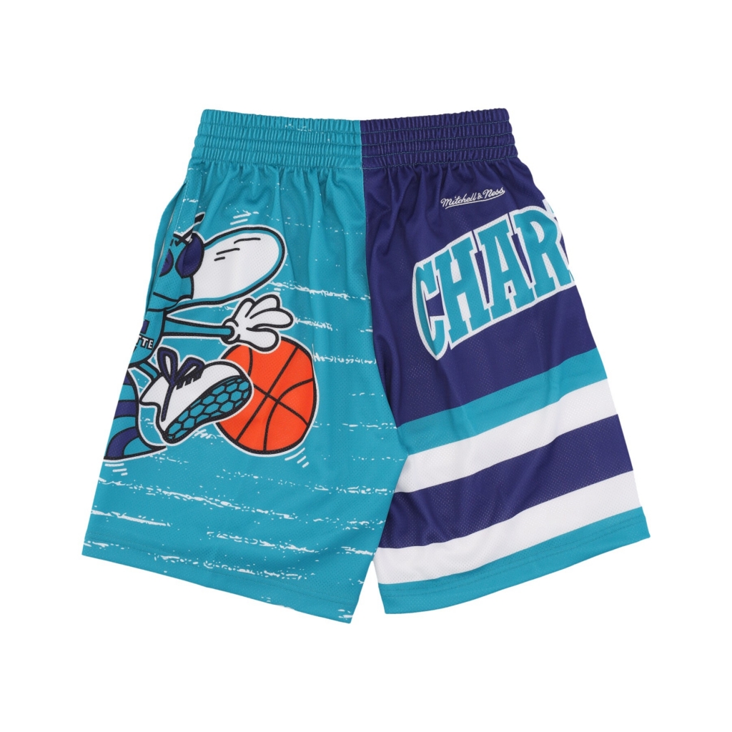 pantaloncino tipo basket uomo nba jumbotron 30 shorts chahor MULTI/WHITE