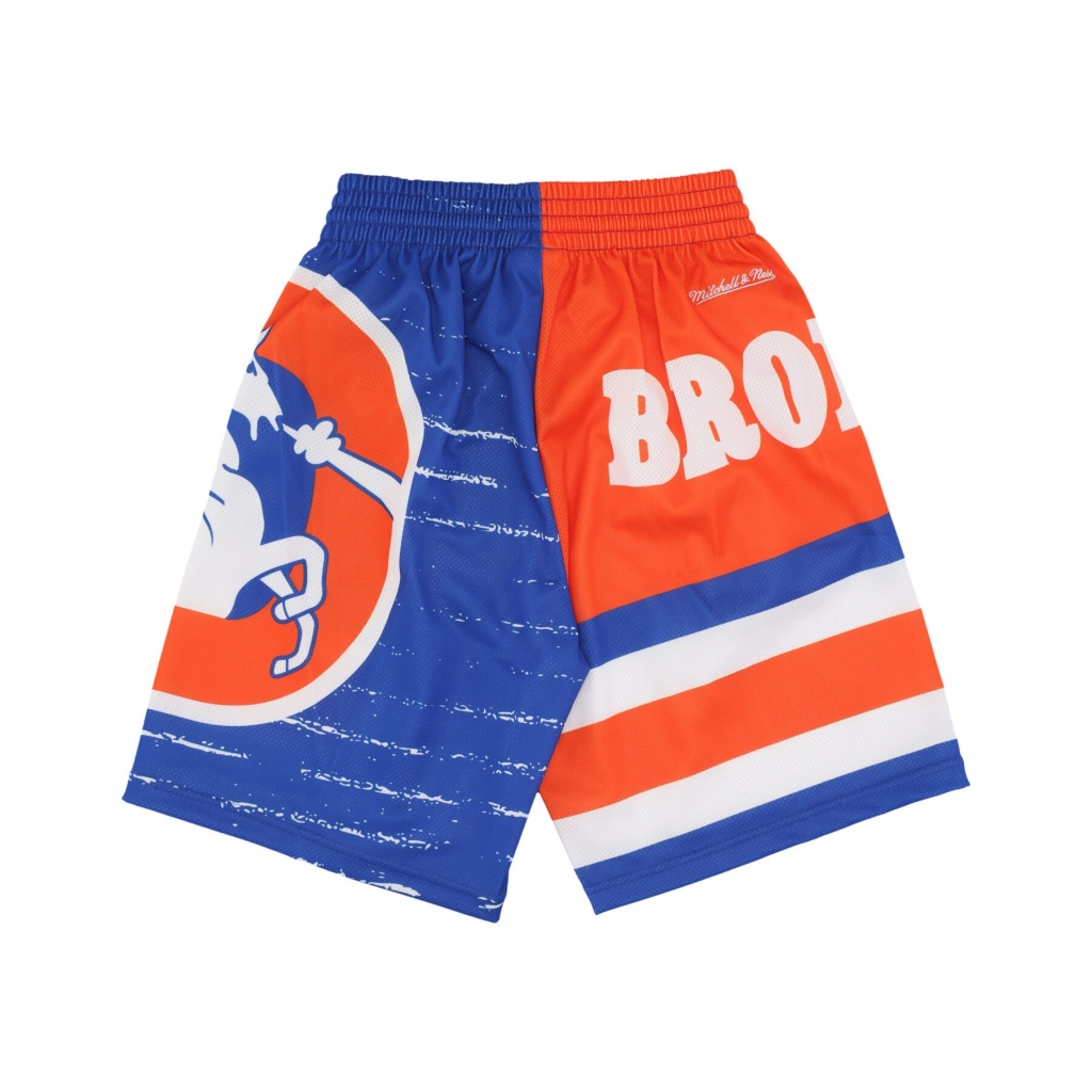 pantaloncino tipo basket uomo nfl jumbotron 30 shorts denbro MULTI/WHITE