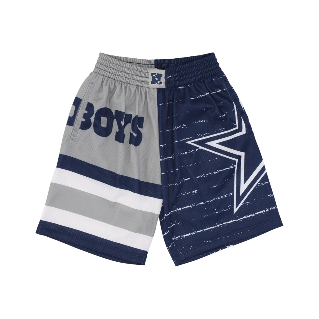 pantaloncino tipo basket uomo nfl jumbotron 30 shorts dalcow MULTI/WHITE