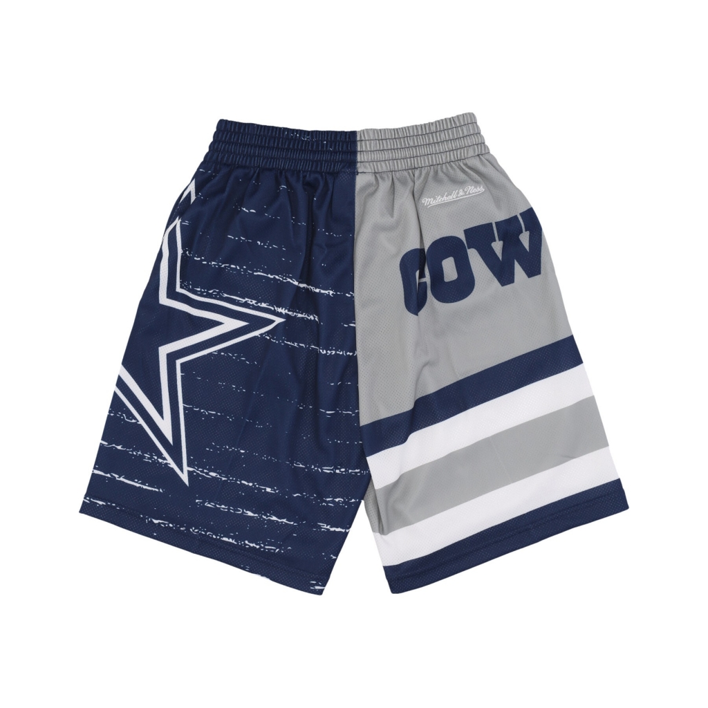 pantaloncino tipo basket uomo nfl jumbotron 30 shorts dalcow MULTI/WHITE