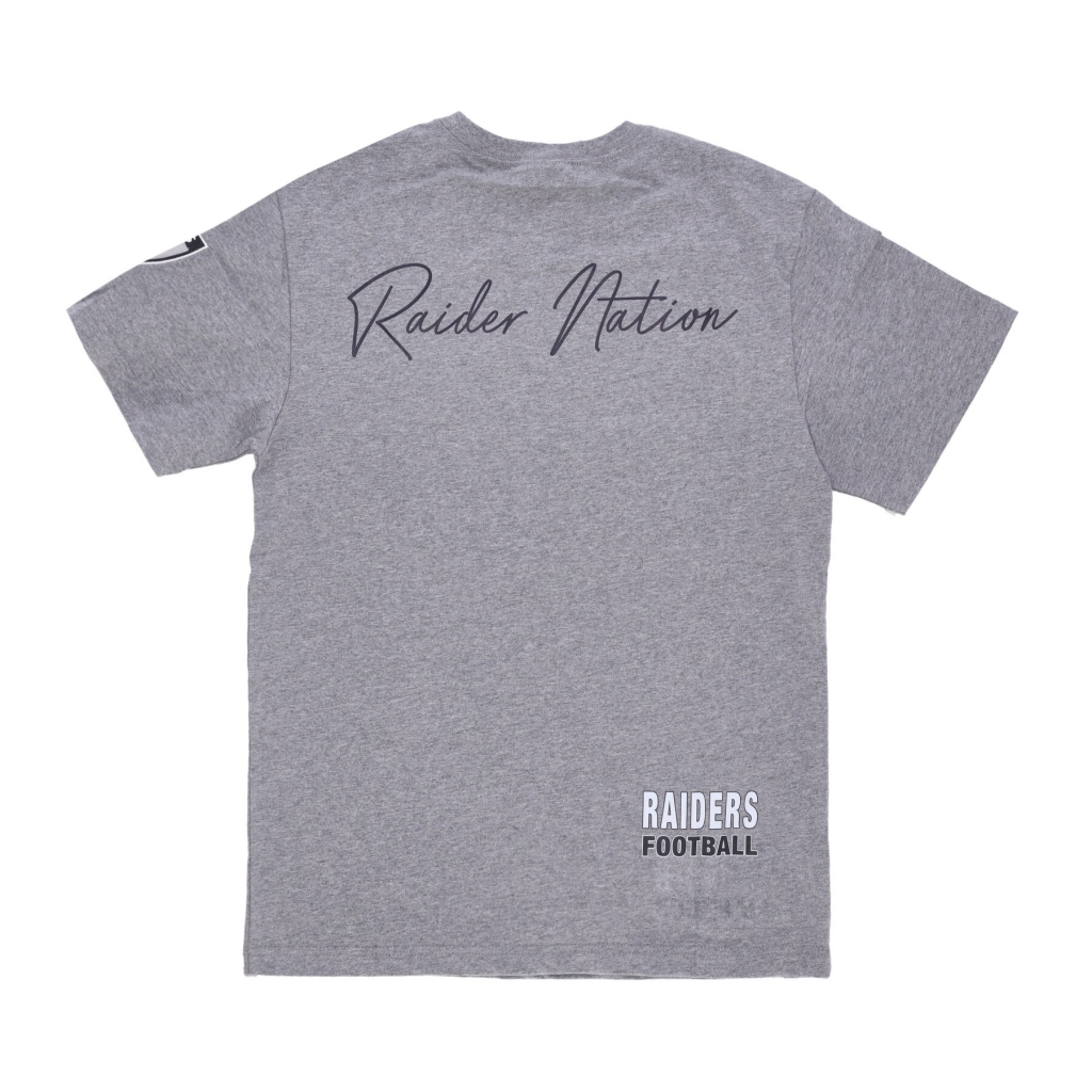 maglietta uomo nfl hometown tee oakrai GREY HEATHER