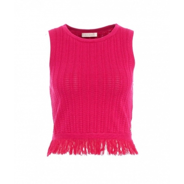 Top in maglia pink
