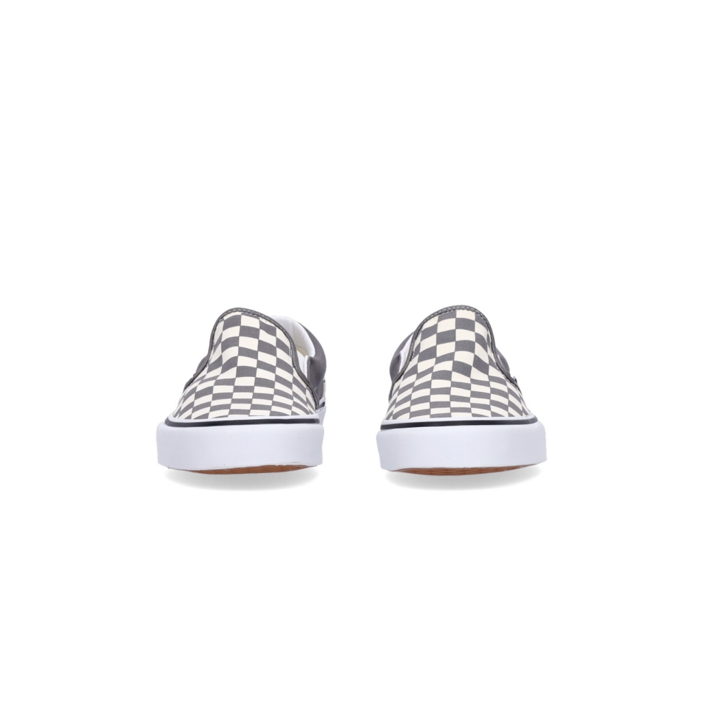 scarpa bassa uomo classic slip-on checkerboard PEWTER/TRUE WHITE