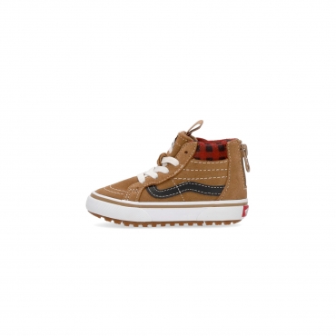 scarpa outdoor bambino sk8-hi zip mte-1 PLAID BROWN/BLACK