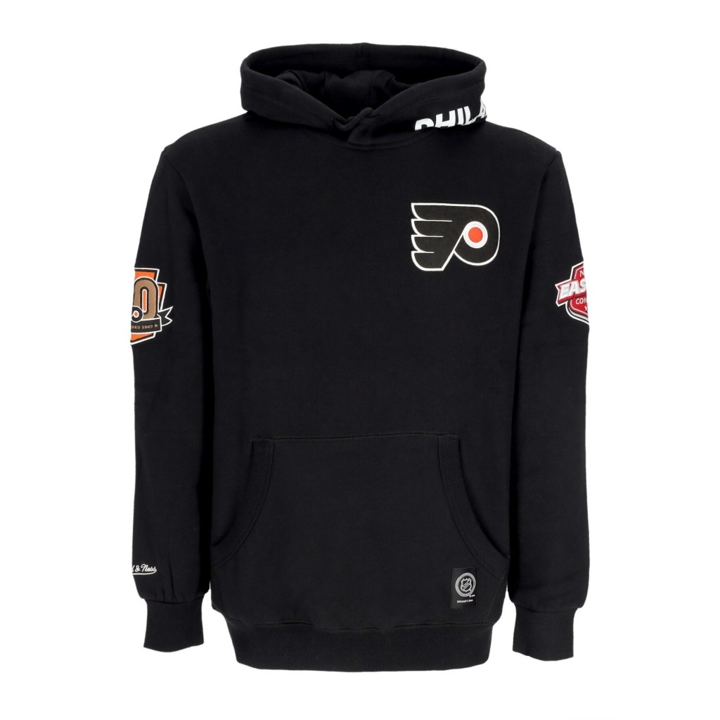 felpa cappuccio uomo nhl hometown fleece hoodie phifly BLACK