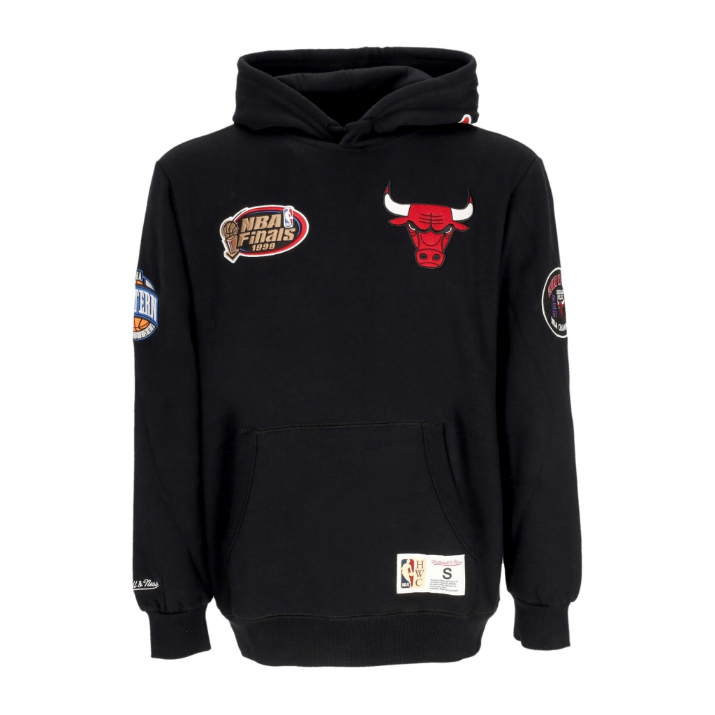 felpa cappuccio uomo nba hometown fleece hoodie chibul BLACK