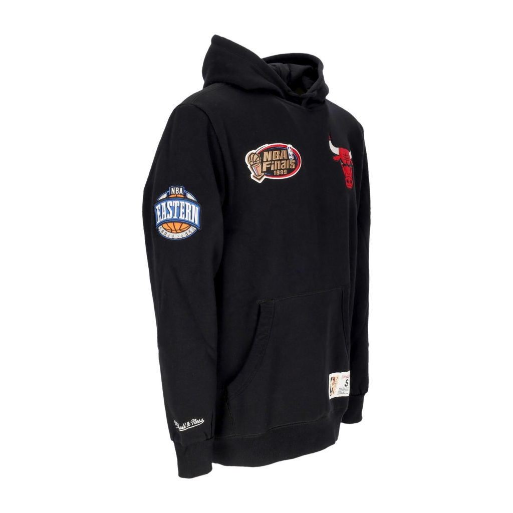 felpa cappuccio uomo nba hometown fleece hoodie chibul BLACK