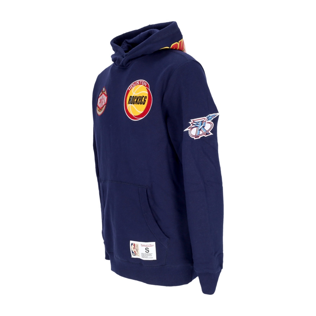 felpa cappuccio uomo nba hometown fleece hoodie houroc NAVY