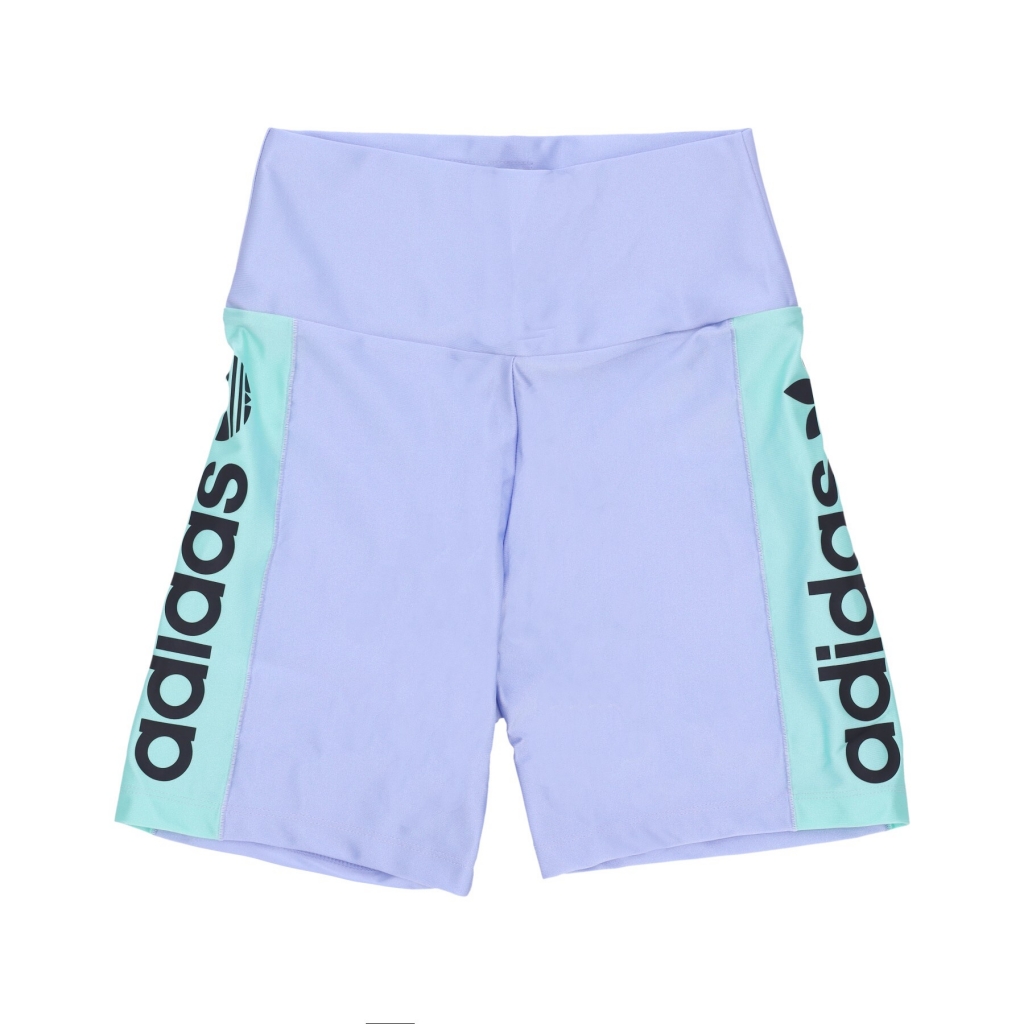 pantaloncino ciclista donna originals high shine shorts BLUE DAWN