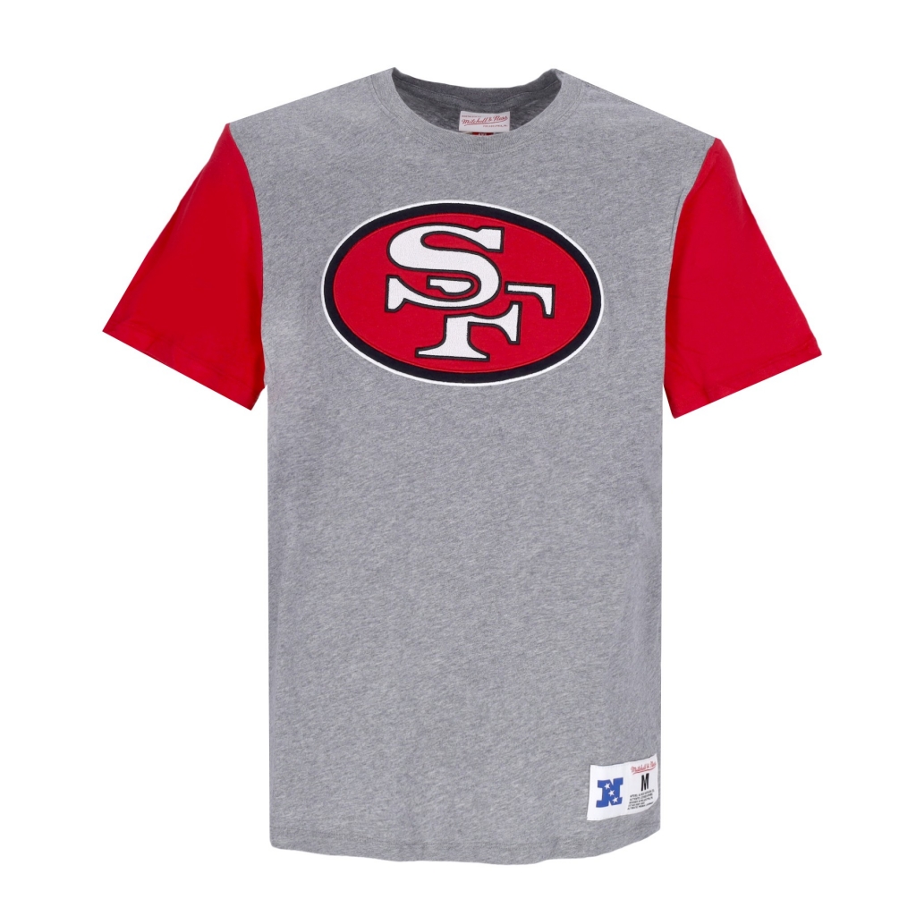 maglietta uomo nfl color blocked tee saf49e GREY HEATHER