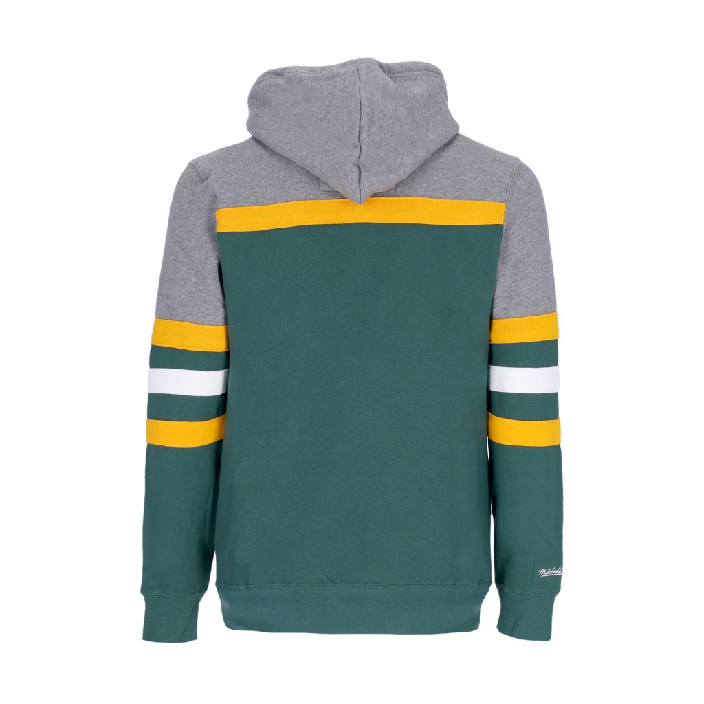 felpa cappuccio uomo nfl headcoach hoodie grepac DARK GREEN