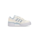 scarpa bassa donna forum bold stripes OFF WHITE/CLEAR SKY/FOOTWEAR WHITE