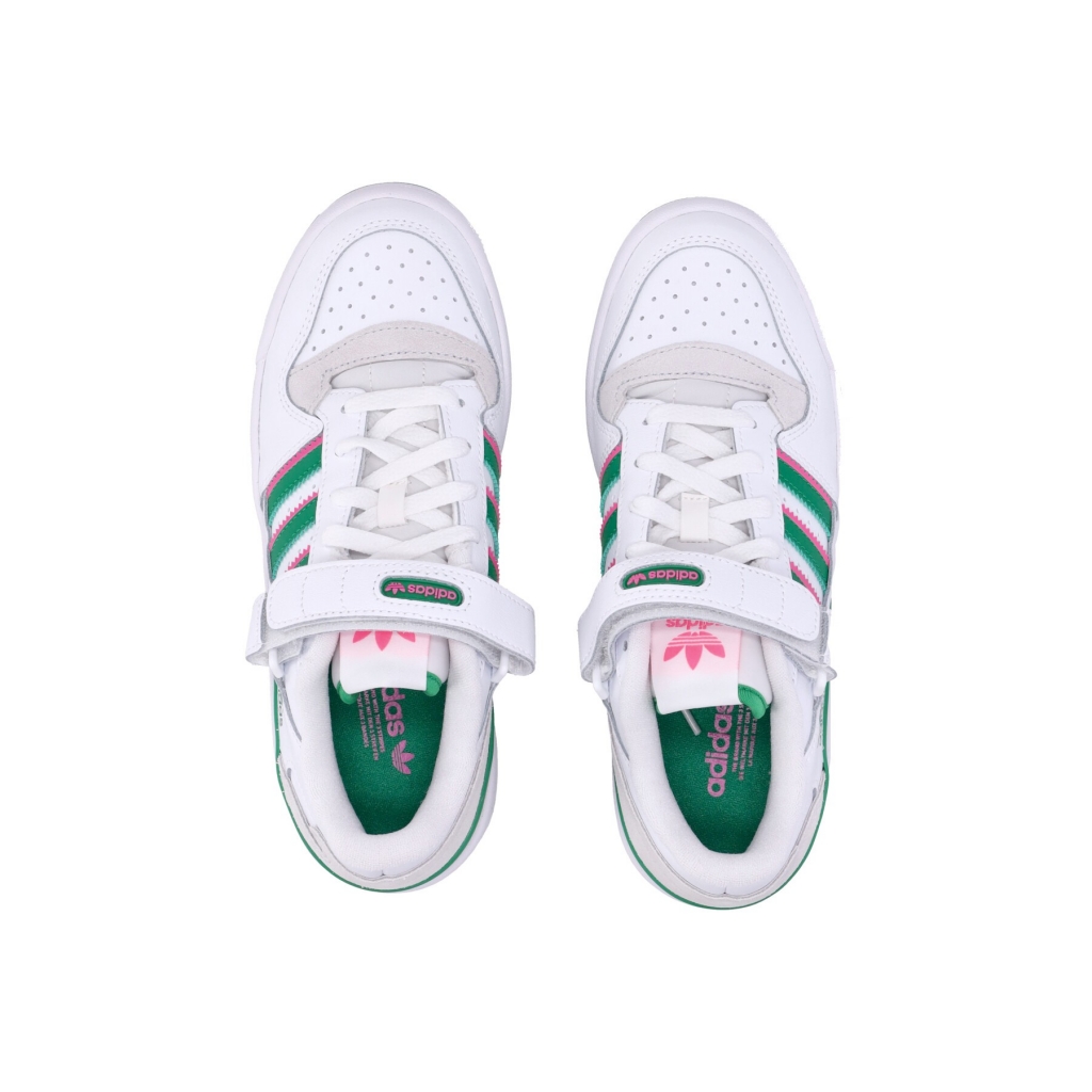 scarpa bassa donna forum low w CLOUD WHITE/GREEN/LUCID PINK