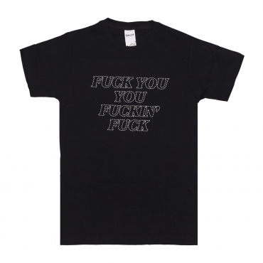 maglietta uomo fuck you tee BLACK