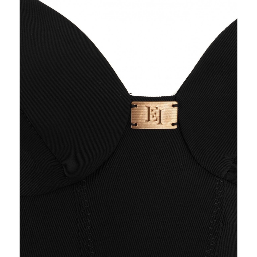 Abito discount bustier nero