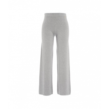 Pantaloni in maglia grigio