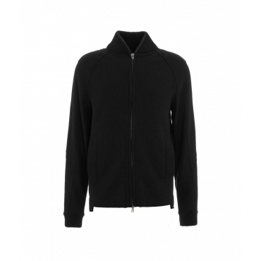 Giacca in maglia di lana vergine nero