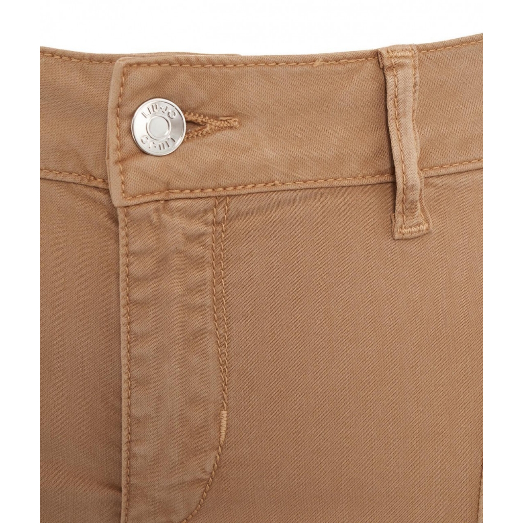 Pantalone cargo beige