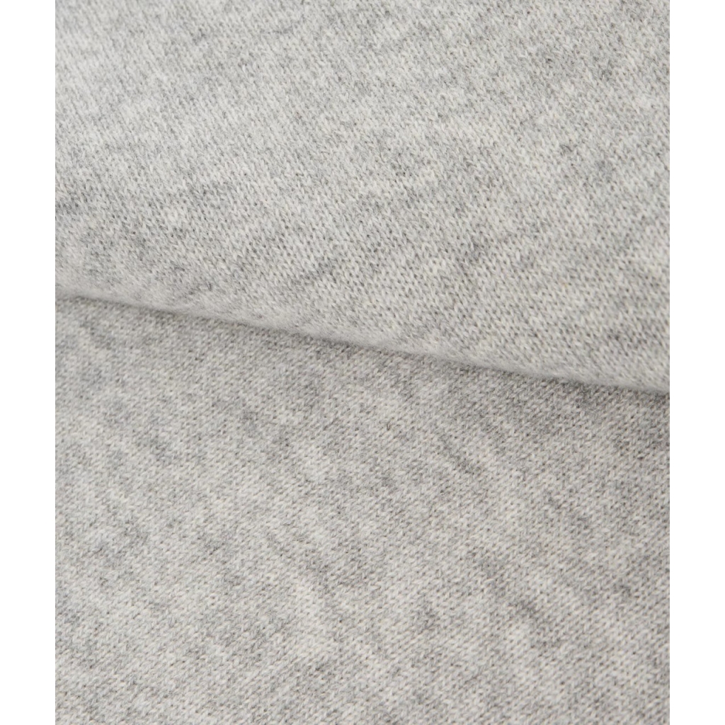 Sciarpa a maglia reversibile grigio