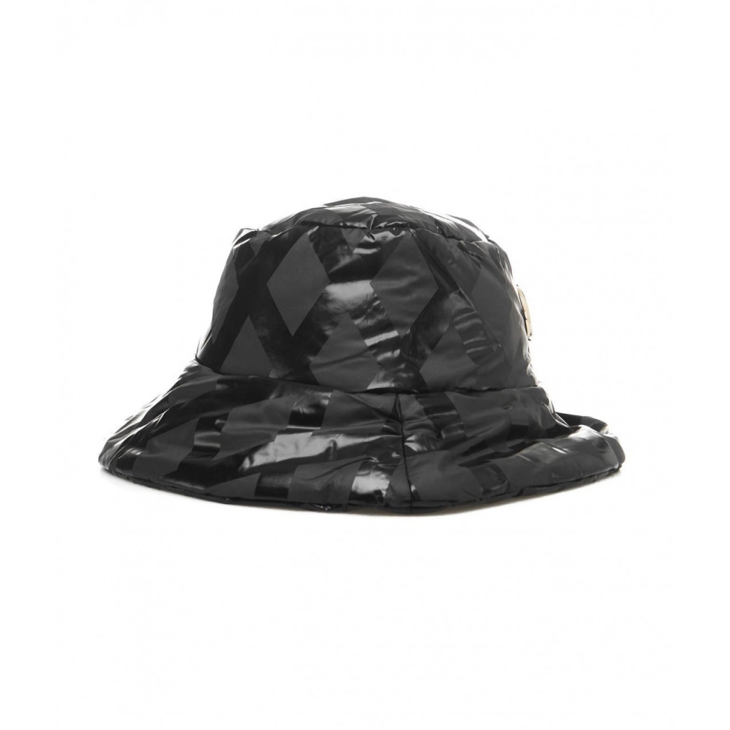 Bucket hat con logo nero