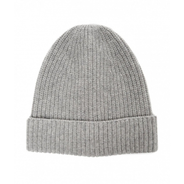 Beanie in maglia grigio chiaro