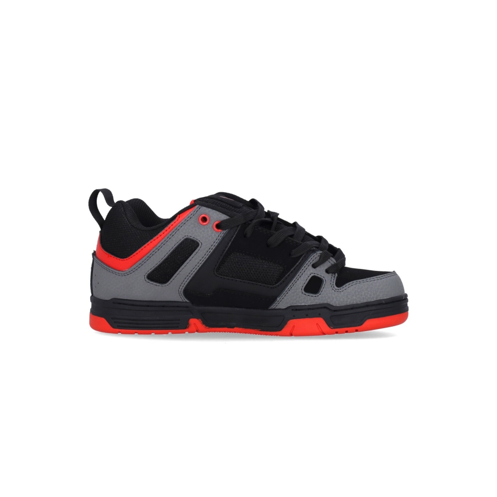 scarpe skate uomo gambol BLACK/CHARCOAL/RED NUBUCK