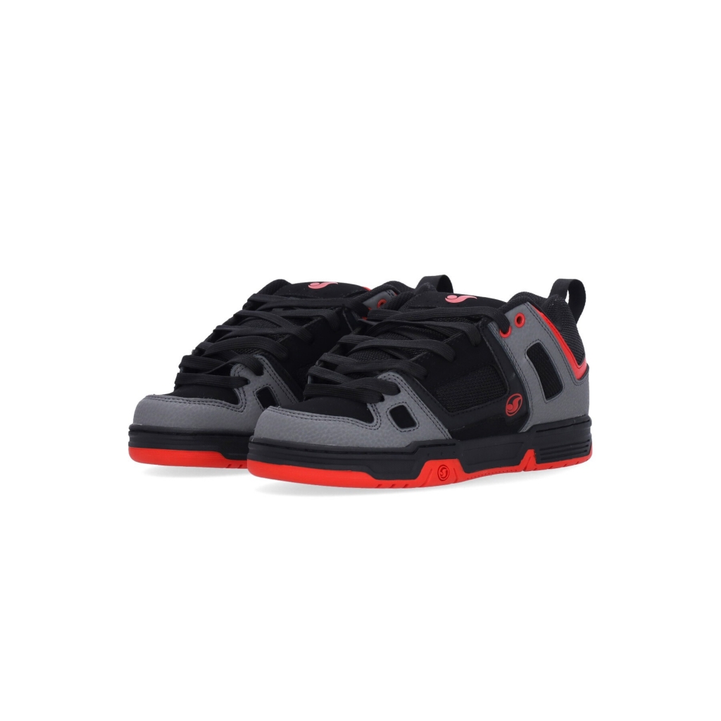 scarpe skate uomo gambol BLACK/CHARCOAL/RED NUBUCK