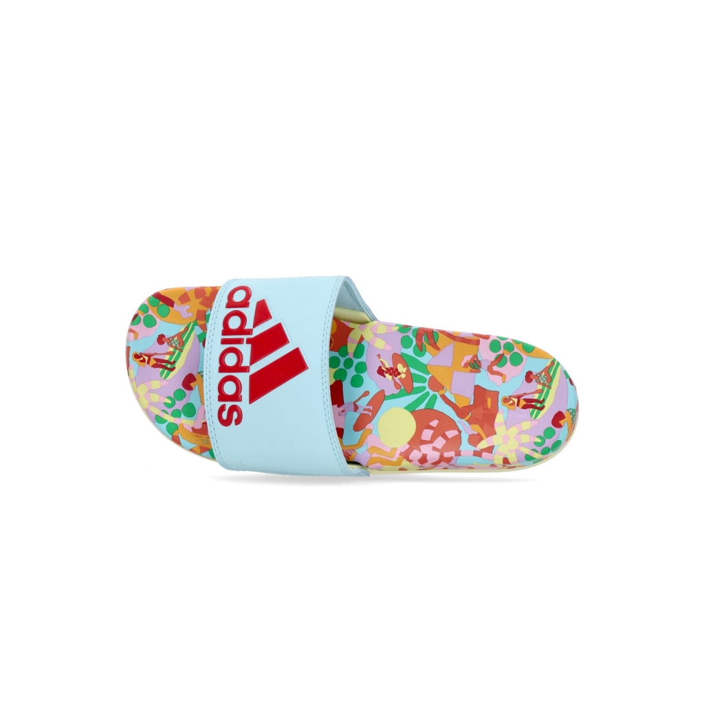 ciabatte donna adilette comfort CLEAR AQUA/LUSH RED/PEARL CITRINE