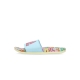 ciabatte donna adilette comfort CLEAR AQUA/LUSH RED/PEARL CITRINE