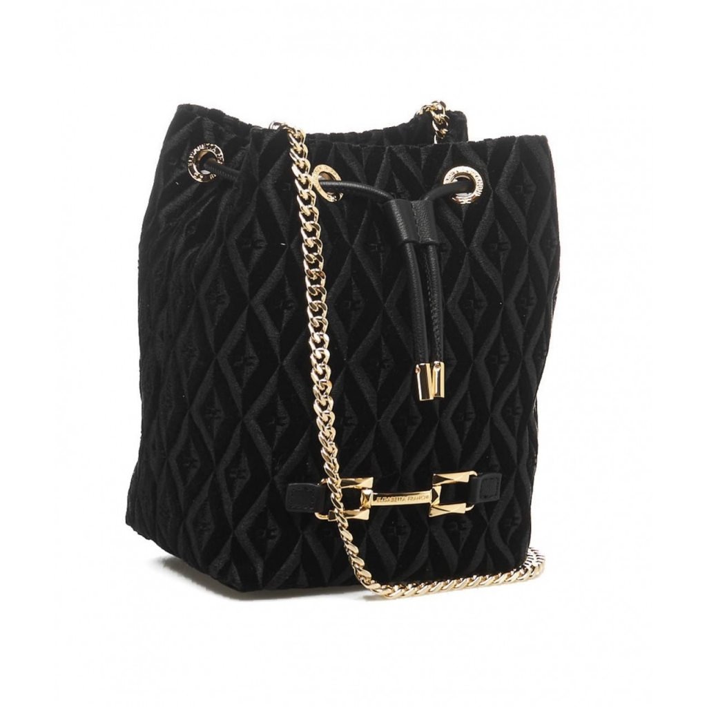 Borsa velluto outlet nero