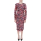 Abito Patrizia Pepe Donna Dress RED FLOWER