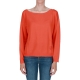 Maglia Liu Jo Jeans Donna M/L Boatneck MANDARINO