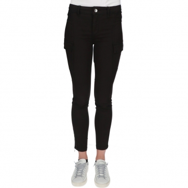 Pantalone Liu Jo Jeans Donna Cargo Skinny NERO