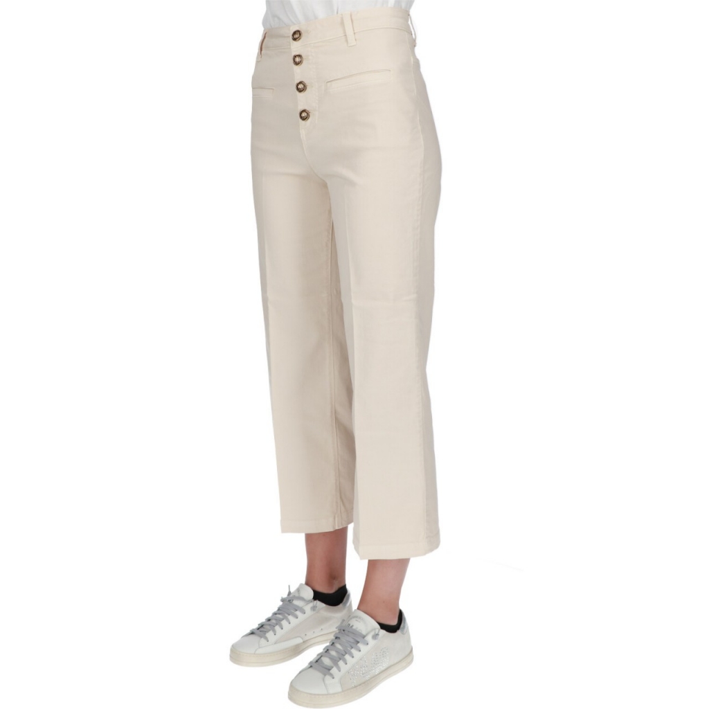 Pantalone Liu Jo Jeans Donna Flare FilettiH W NATURALE