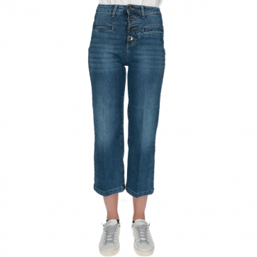 Jeans Liu Jo Jeans Donna Pant Flare Filetti H W DENIM BLUE