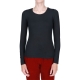 Tshirt Sun 68 Donna Round Neck L/S 11 NERO