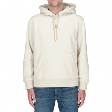 Felpa Calvin Klein Jeans Uomo Blocking Hoodie ACF EGGSHELL