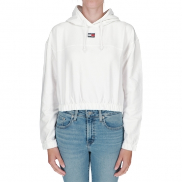 Felpa Tommy Hilfiger Jeans Donna Elasticated YBS WHITE