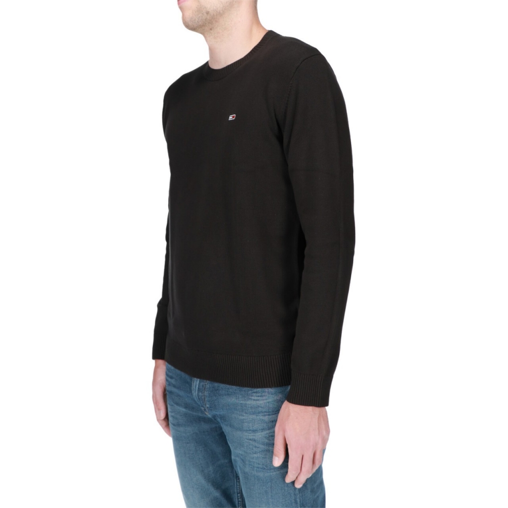 Maglia Tommy Hilfiger Jeans Uomo Essential Light BDS BLACK